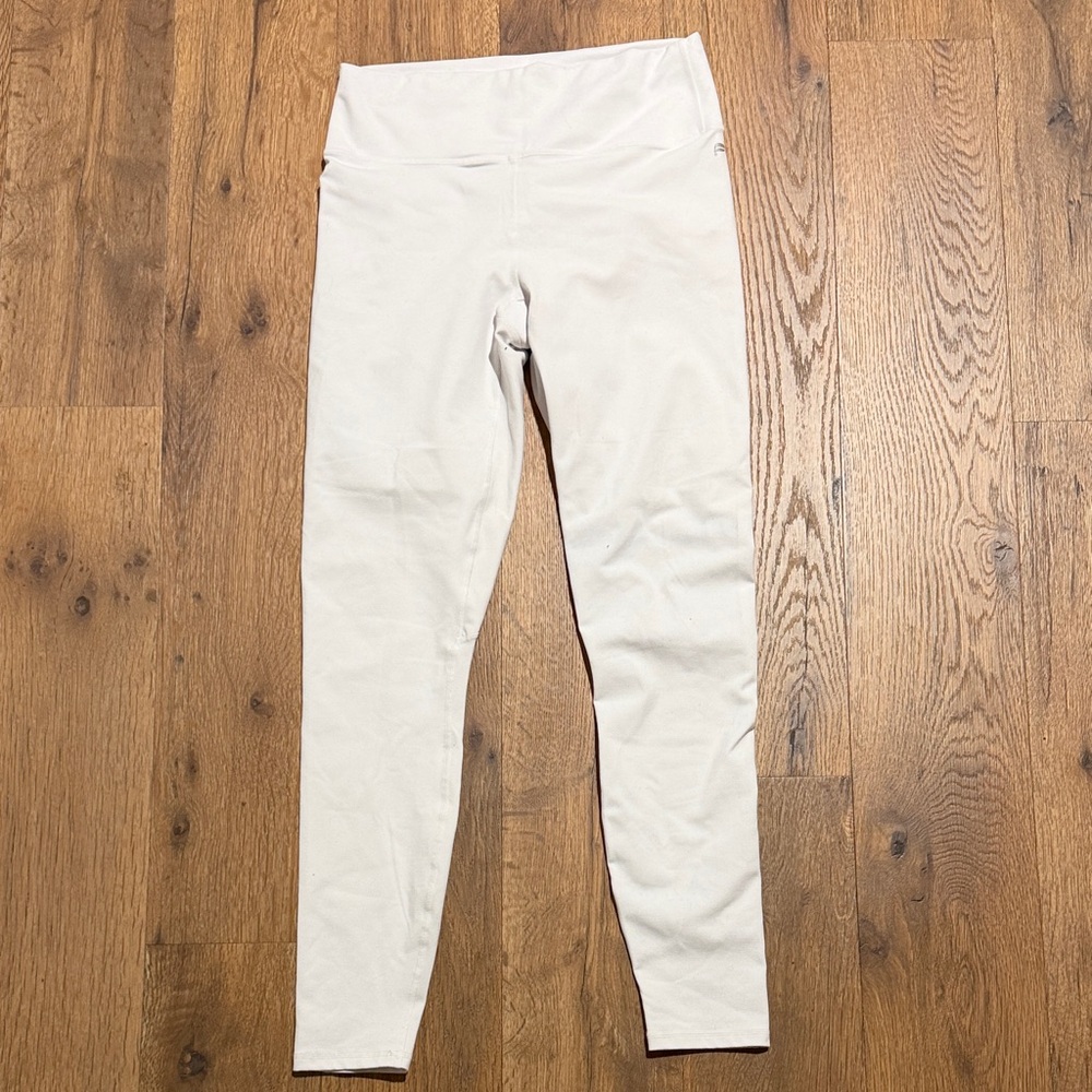 Fabletics Cream High-Waist Leggings